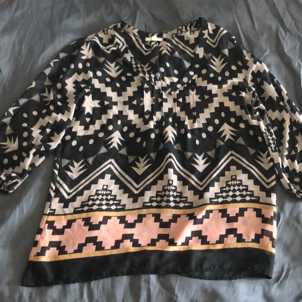 Aztec blouse